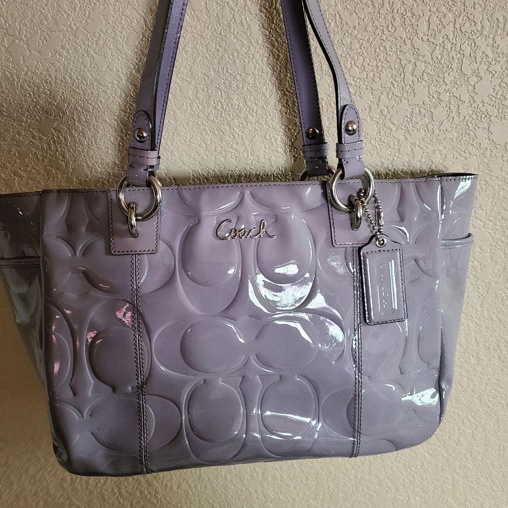 Lavender coach purse